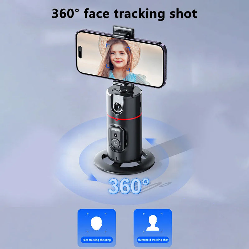 Auto-Face-Tracking-Telefonhalter, 360-Grad-Rotations
